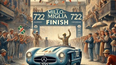 La Mille Miglia de 1955: La carrera más bella del mundo, un ícono de la velocidad y la resistencia que marcó la historia del automovilismo.