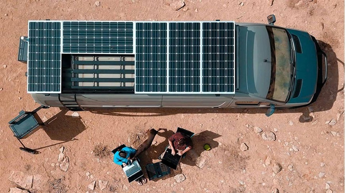 Los mejores paneles solares para acampar, furgoneta o autocaravana -  RepuestosGuadarrama